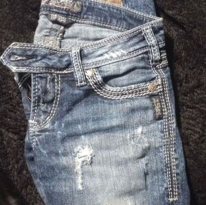 Silver jeans